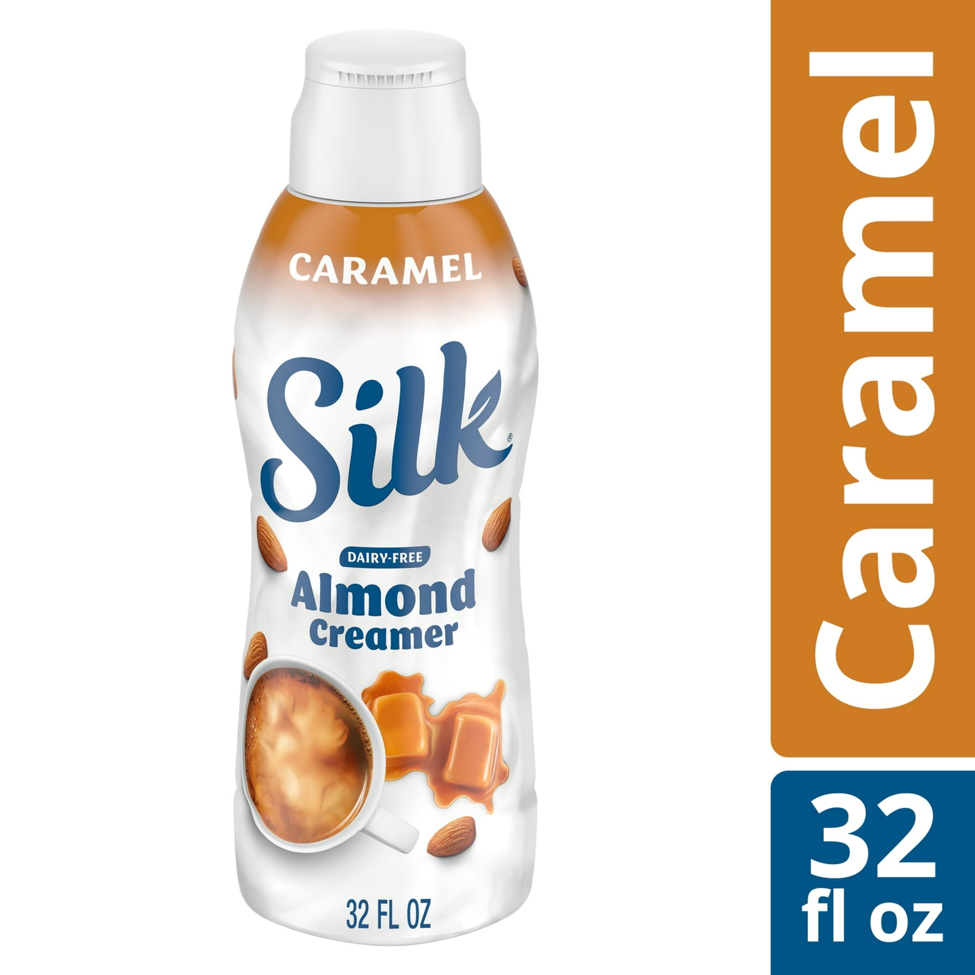 Silk Almond Coffee Creamer 2pk 32oz And One Stainless Steal Coffee