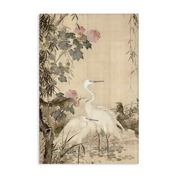 Stupell Industries Silk And Moonlight Scenery Canvas Wall Art, design by Vintage Hustle, 36 x 24