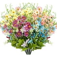 thumbnail image 1 of Silk Artificial Daisy Flowers Fake Floral Bulk UV Resistant Wildflowers Bouquet Arrangement for Outdoor Home Indoor Table Office Garden Wedding Decoration (Multicolor), Pcs, 1 of 5