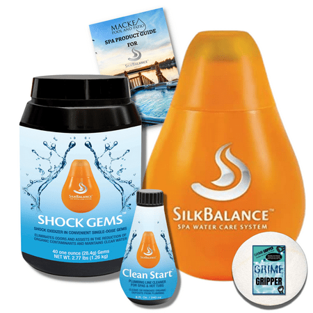 Silk Balance All-In-One Hot Tub Welcome Kit with Macke Pool Spa Guide