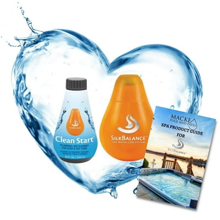 Silk Balance All in one, Clean start plumbing line cleaner for spa or hot tub, Silk Balance 38oz, Natural Treatment to Keep pH and Alkalinity Balanced for Hot Tubs, MPP Product Guide