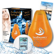 Silk Balance hot tub solution 76oz or 38oz, Hot Tub Oil-Absorbing Sponge for Spas, Natural Treatment to Keep pH and Alkalinity Balanced for Hot Tubs, Pool & Spa, SILKBALANCE Water Care Solution (38oz)