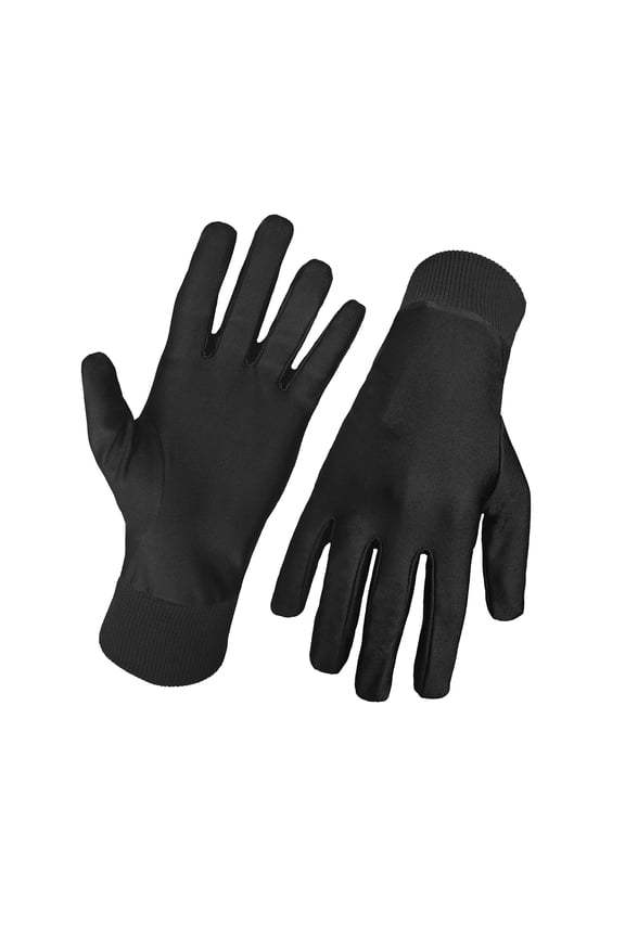 Silk Black Glove Liners for Extra Warmth