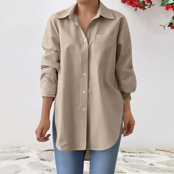 Silk Blouses Womens Down Shirts For Women Long Sleeve Dress Shirt Collared Blouse Tops Tunics,Yellow Women Blending Shirts XXL