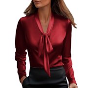 Satin Tie Top