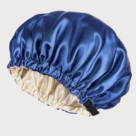 Silk Bonnet for Sleeping Women, Double Layer Satin Bonnet for Hair Care, Bonnets for Sleeping with Adjustable Elastic for Long, Curly, or Natural Hair Protection