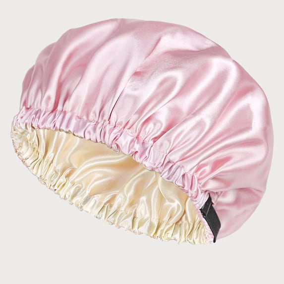 Silk Bonnet for Sleeping Women, Double Layer Satin Bonnet for Hair Care, Bonnets for Sleeping with Adjustable Elastic for Long, Curly, or Natural Hair Protection