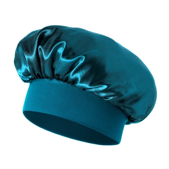 Silk Bonnet Wide-Band High-Elasticity Headscarf, Women Satin Bonnet Hair Wrap for Beauty , Shower , Hair Care Cap for Women, Satin Sleep Cap