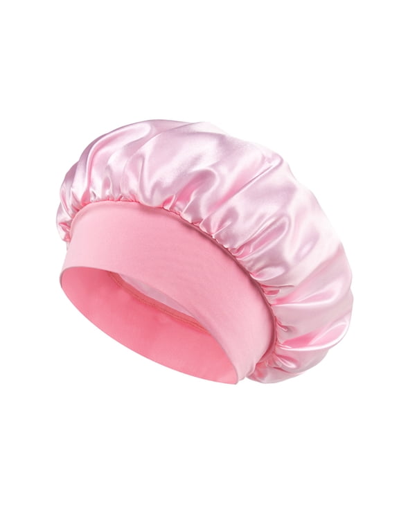 Silk Bonnet for Sleeping, Satin Hair Bonnets, Soft Elastic Band Silk Sleep Cap, Hair Wrap for Women