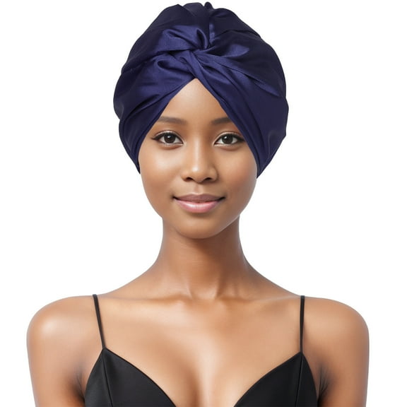 Silk Bonnet for Sleeping Women Adjustable Satin Hair Wrap, Soft Velvet Turban Velour Hair Cover Headwrap, Elastic for Natural Curly Hair Care