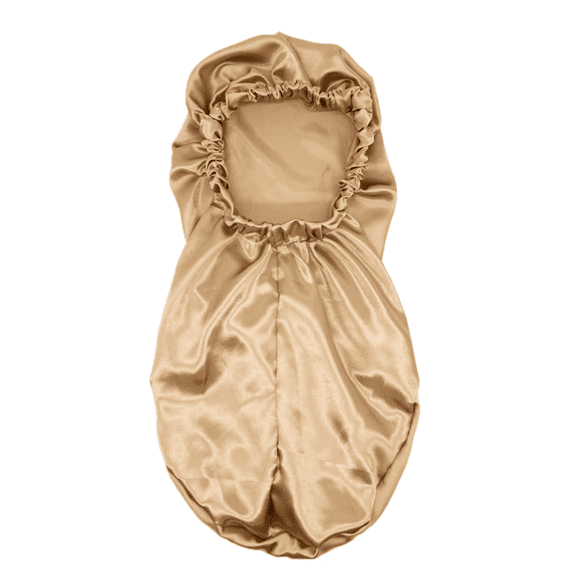 Silk Bonnet for Sleeping Women Night Soft Large Wide Band Elastic Curly Hair Bonnets Women's Hats & Caps Khaki