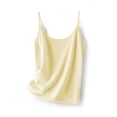 thumbnail image 1 of Silk Camisole Tops for Women Spaghetti Strap Tank Top Satin Cami Tops Crew Neck Silky Camis Basic Blose Shirts, 1 of 5