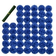 thumbnail image 1 of Silk Carnation Flower, 50 Artificial Flowers, Used for Wedding Decoration DIY Handmade Flowers, Carnation Flower Diameter 3.5 Inches and 6 Inches Stem (Blue), 1 of 8
