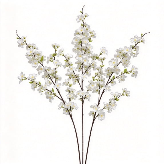 Silk Cherry Blossom Branches, 42 Inches Artificial Cherry Blossom Tree ...