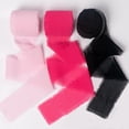 thumbnail image 1 of Silk Chiffon Ribbon Set, Handmade Fringe Silk Ribbon for Gift Wrapping Bridal Bouquets Wedding Invitations Decoration Crafts 1.5inx5.5Yard/Roll, 1 of 5