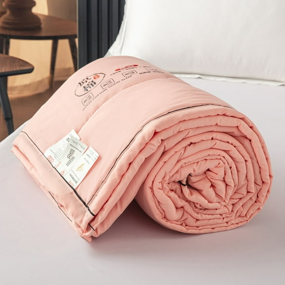 Silk Cooling Blanket, Silk Fill Quilt, Temperature Regulating for Summer, Hypoallergenic Bedding