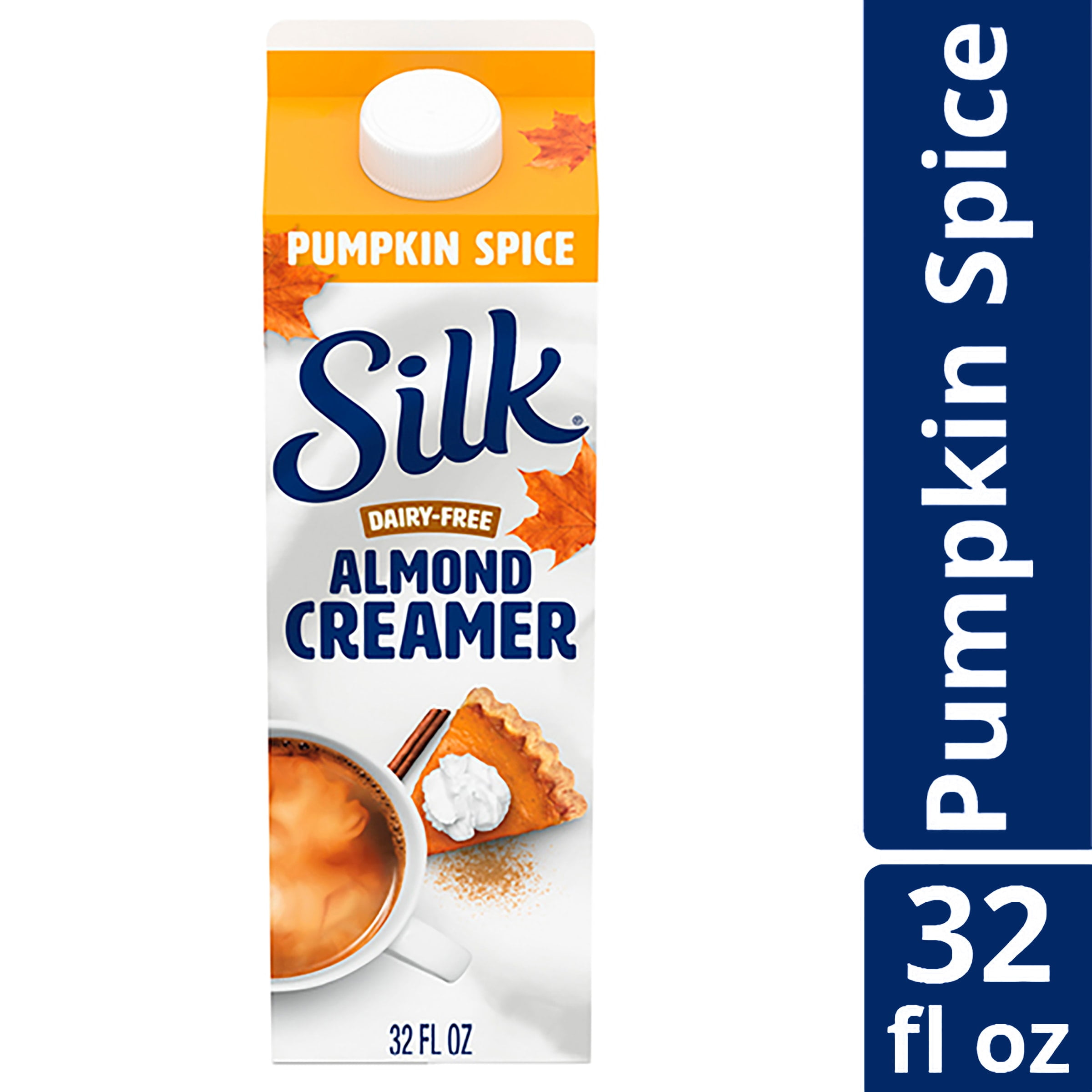Silk Dairy Free, Gluten Free, Pumpkin Spice Almond Creamer, 32 fl oz