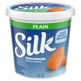 thumbnail image 1 of Silk Dairy Free, Plain Plant Based, Almond Milk Yogurt Alternative Tub, 24 oz, 1 of 12