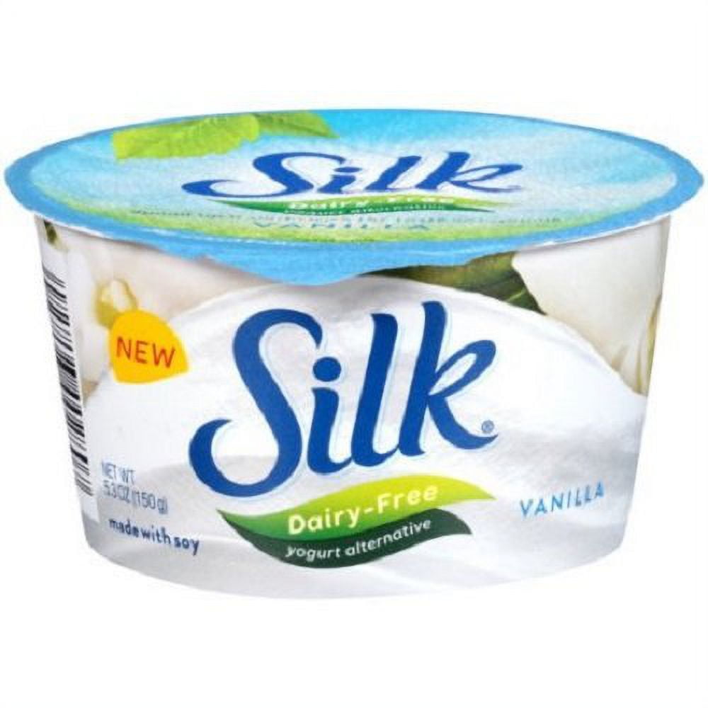 Silk DairyFree Yogurt, Vanilla, 5.3 Ounce (Pack of 8)