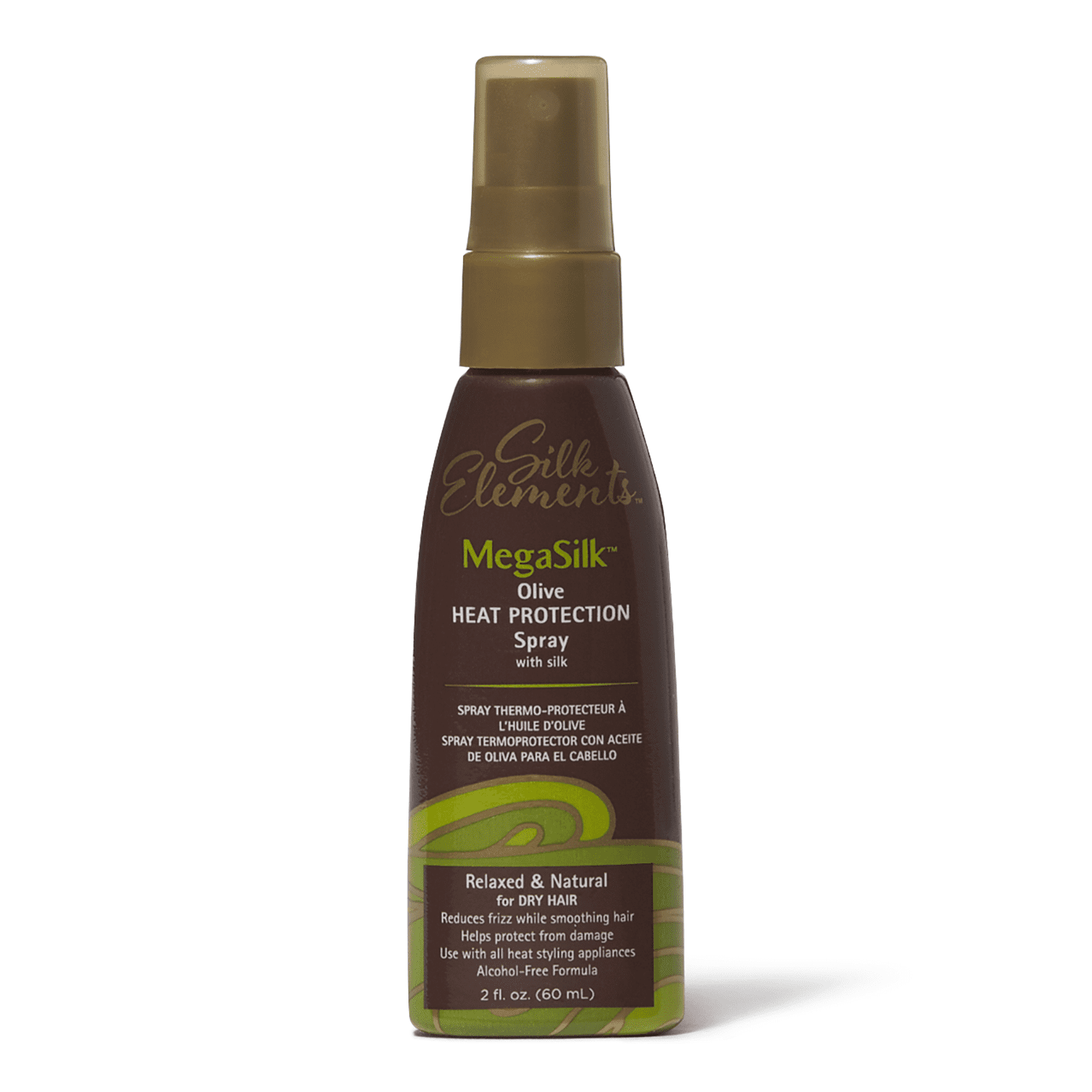 Silk Elements MegaSilk Olive Heat Protection Spray Thermal Protectant