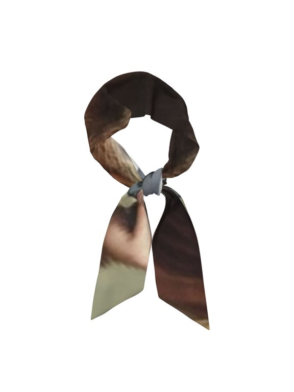 Silk Feeling Scarf Satin Head Long Thin Scarves Lightweight for Women Fashion, Funny Sloth Play Games Galaxy Space