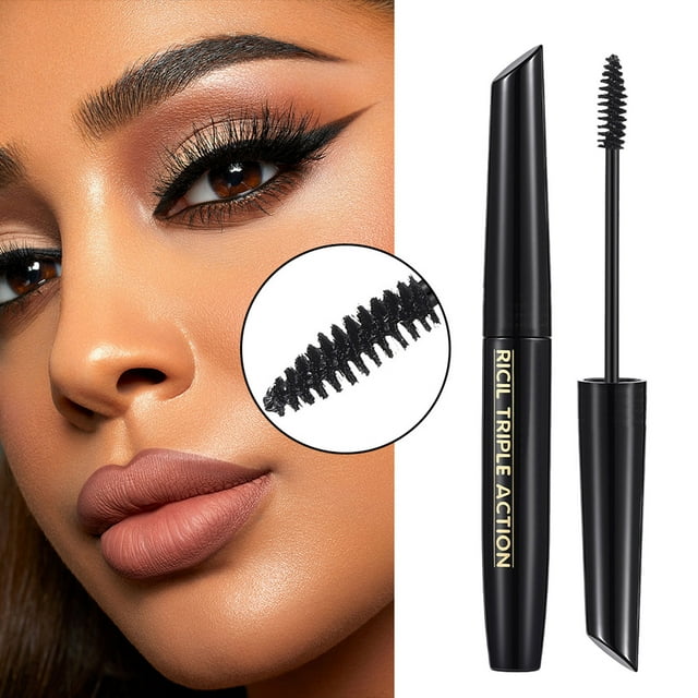 Silk Fiber Lash Eye Black Water Proof Long Lasting Eye Black Black