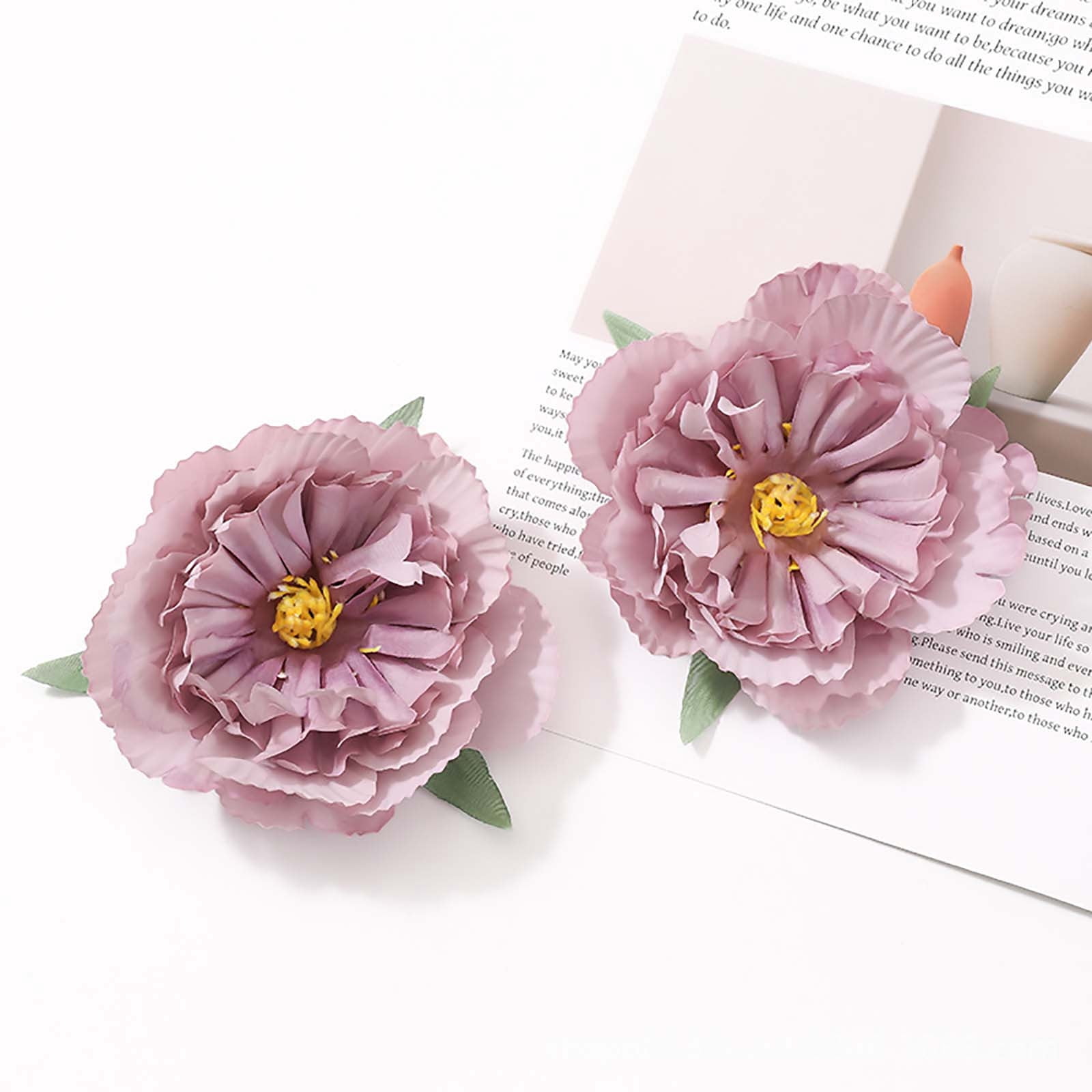 Silk Flower Heads | Artificial Silk Floral Decor for DIY Arrangements ...
