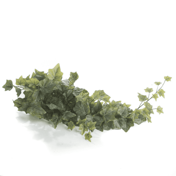 Factory Direct Craft Real Touch Flocked Ivy Bush, 30 Inch Artificial Greenery Stem