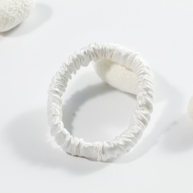 Silk Hair Ring Does Not Hurt Hair French Small Size Mulberry Silk Hair