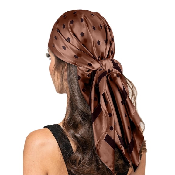 Silk Head Scarf-Satin Hair Scarves Silk Bandana Scarf Headscarf for Women's Fashion Scarves