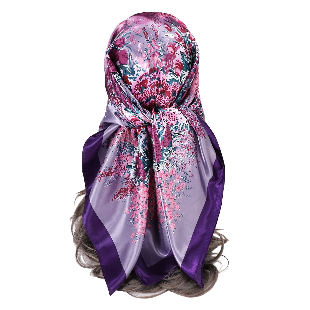Silk Head Scarf for Women - 35" Hair Scarves Satin Head Scarf Bandanas ...