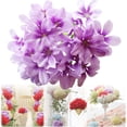 thumbnail image 1 of Silk Hydrangea Heads Artificial Flowers (27 Fork 6 Blades, Purple), 1 of 6