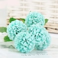 thumbnail image 1 of Silk Hydrangea Heads Artificial Flowers Heads with Stems for Home Wedding Decor,1 PCS (Blue), 1 of 1