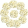thumbnail image 1 of Silk Hydrangea Heads with Stems Artificial Flowers Heads for Home Wedding Decor,Pack of 10 (Sky Blue), 1 of 5