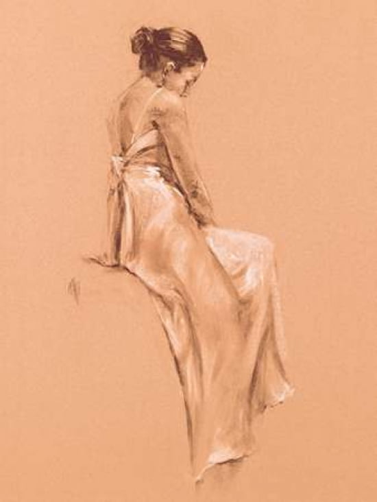 Silk I Canvas Art - T Good (18 x 24)