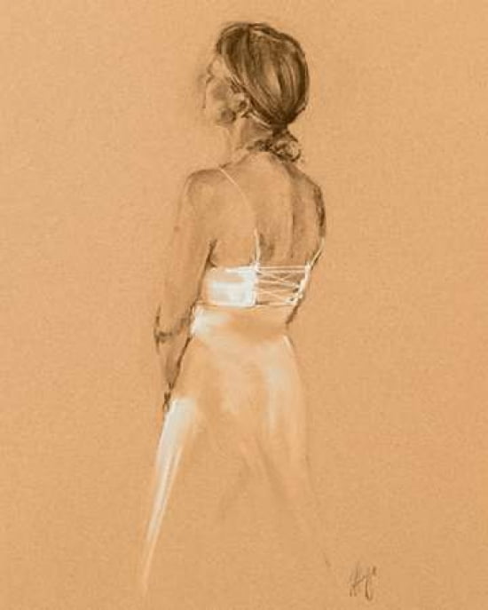 Silk III Canvas Art - T Good (24 x 30)