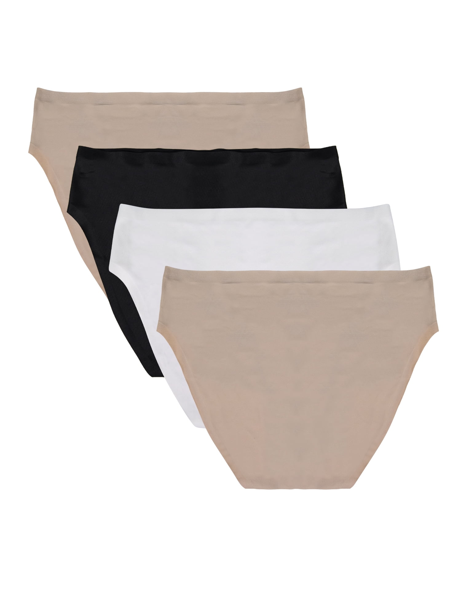 Silk Impressions Bonded Bikini Panty, 4-Pack 