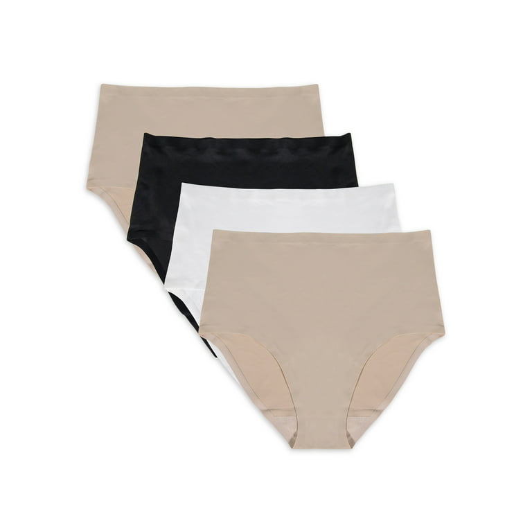 Silk Impressions Bonded Brief Panty, 4-Pack 