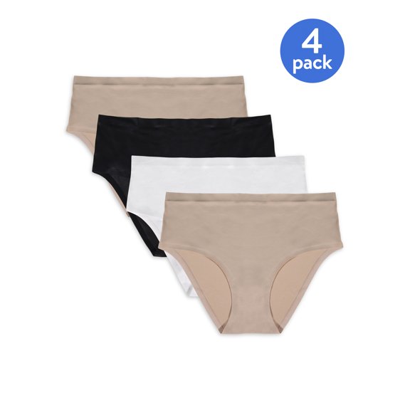 Silk Impressions Bonded Cheeky Panty, 4-Pack