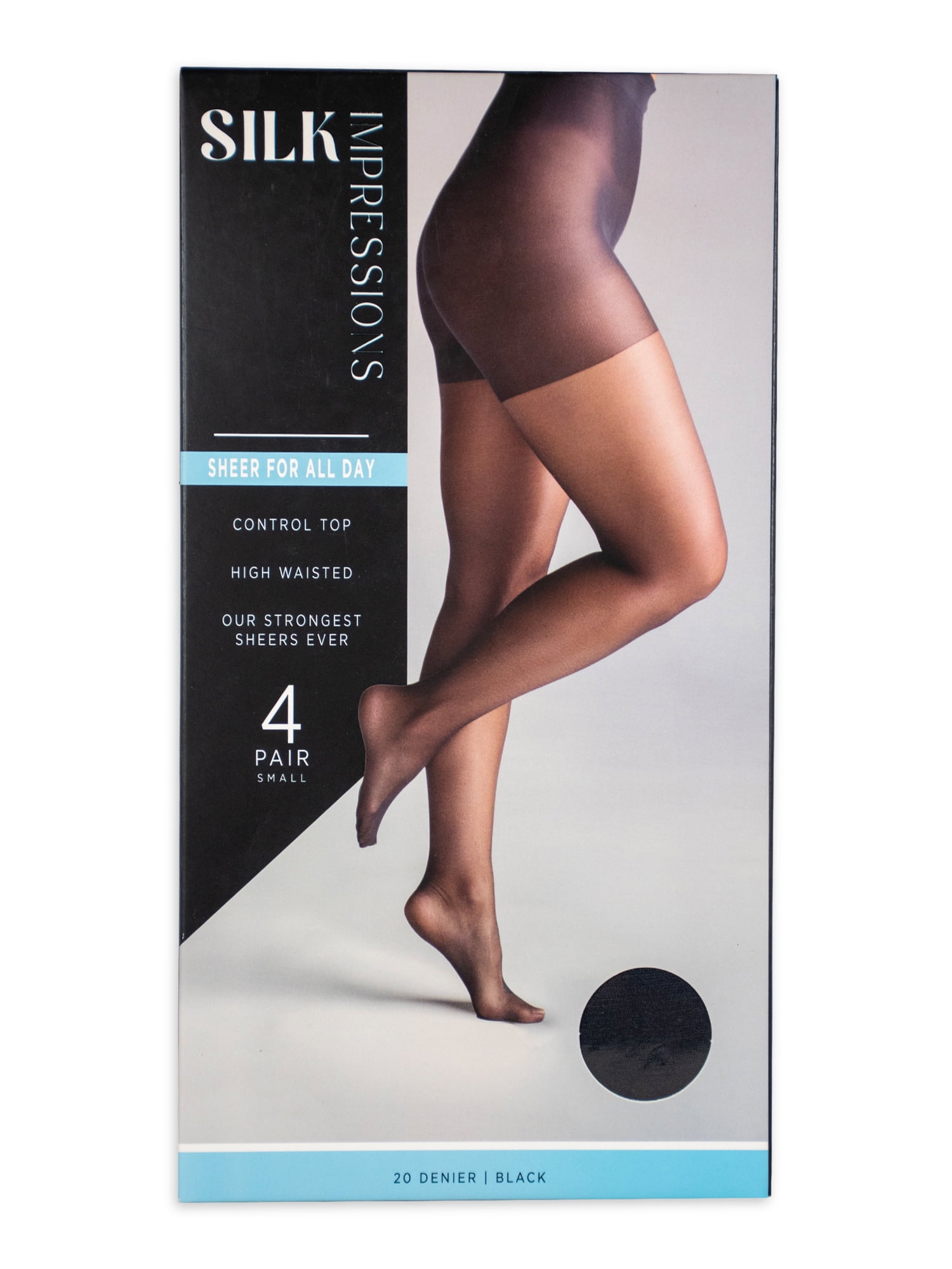 Silk Impressions Control Top, 4-pack 