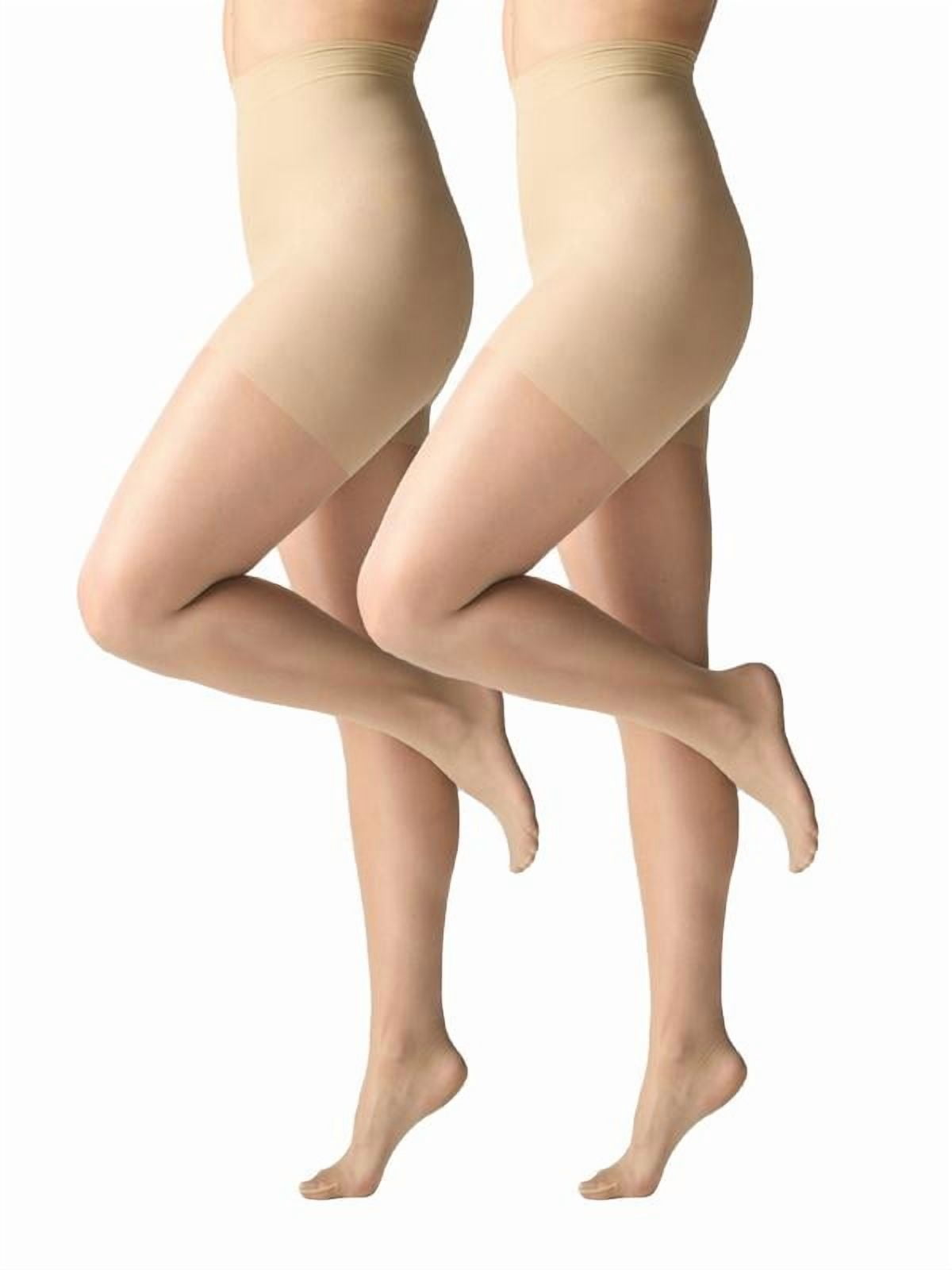 トップス maL'AppartementCotton Nylon Sheer Ri Silk Impressions Women's Fine Sheer Pantyhose, 15 Denier Ultra