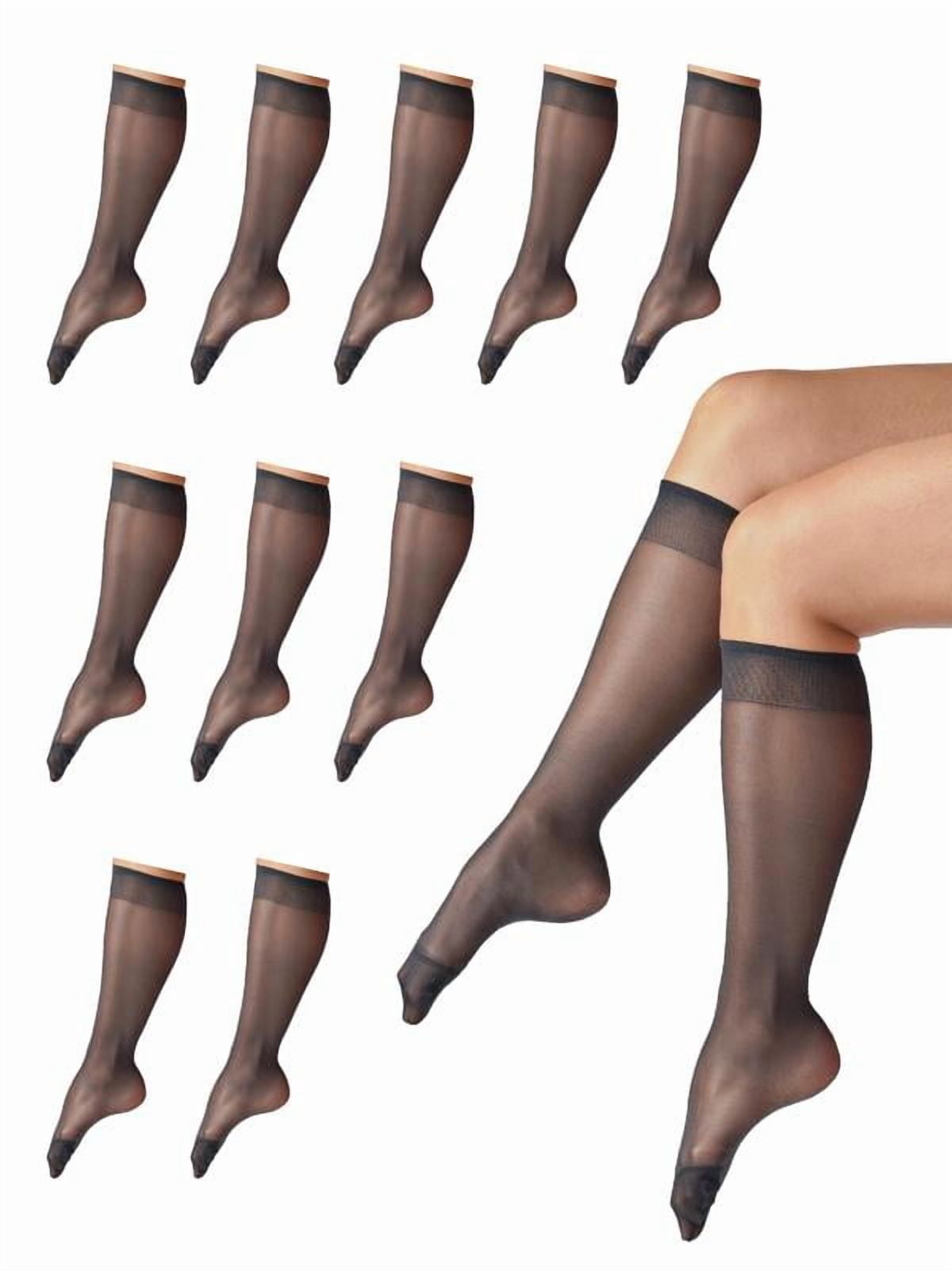 最終値下げ everyone nylon silk setup size L Silk-Impressions-Sheer-Knee-