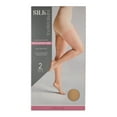 thumbnail image 1 of Silk Impressions 30 Denier Sheer Support Pantyhose for Women, Sizes S-3XL, 2-Pack, 1 of 4