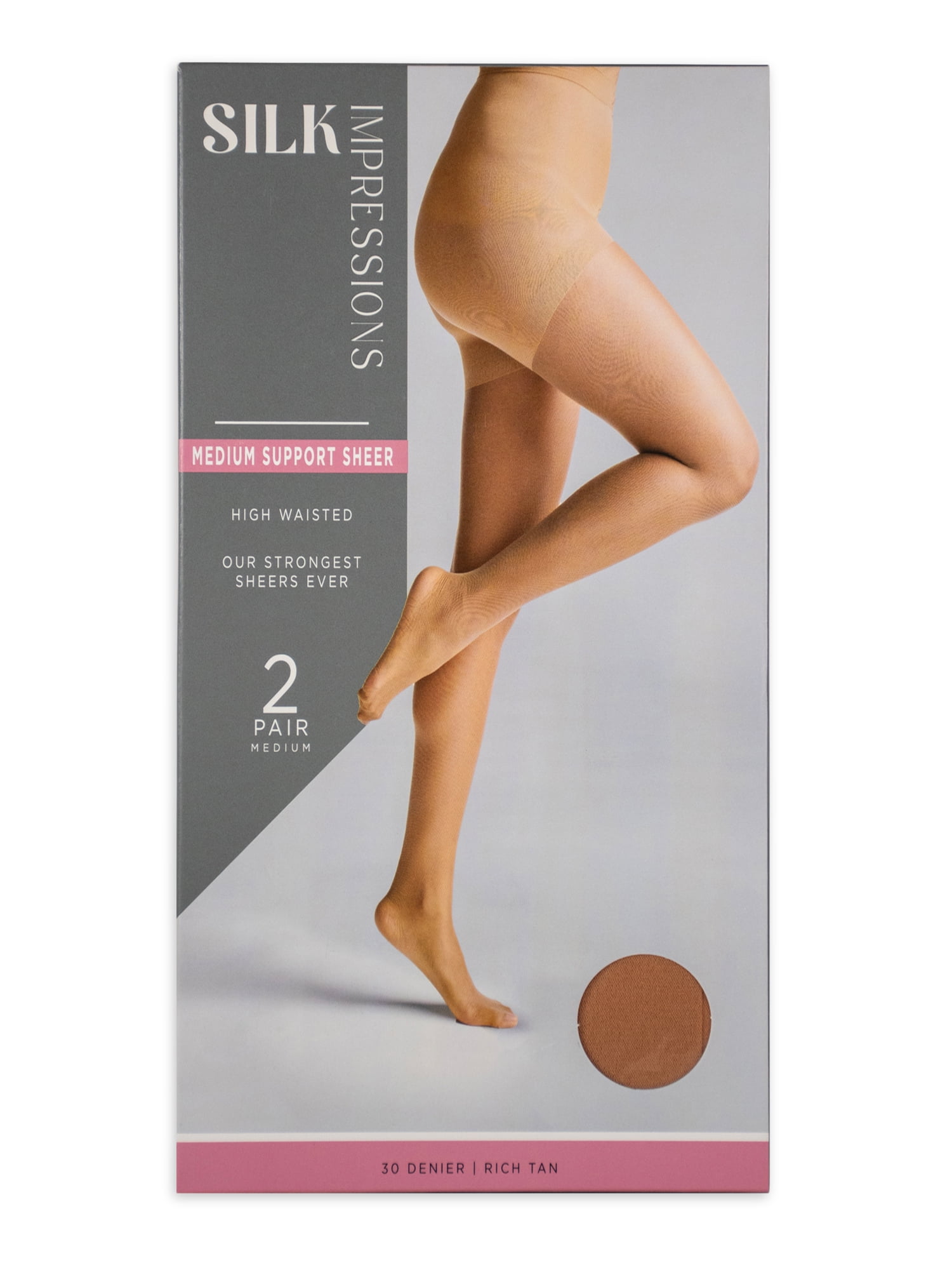 Silk Impressions Sheer Support 30D, 2-pack 