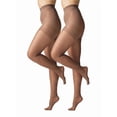 thumbnail image 1 of Silk Impressions Women's Sheer Support Pantyhose, 40 Denier Sheer, 2-Pack, Sizes S-3XL, 1 of 4