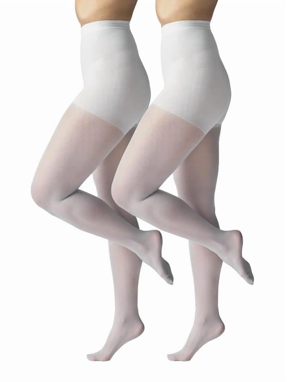 Women's Sheer Support Pantyhose, 40 Denier Sheer, 2-Pack, Sizes S-3XL
