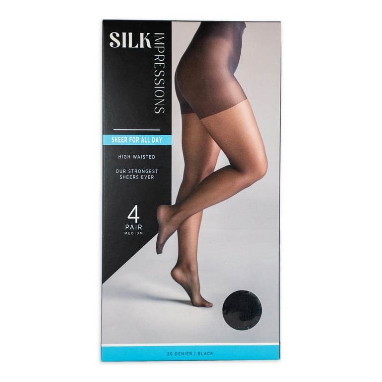 G&Y 3 Pairs Women's Sheer Tights - 20D Control Top Pantyhose with  Reinforced Toes