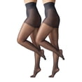 thumbnail image 1 of Silk Impressions Women's Shimmer Sheer Pantyhose, 20 Denier Sheer, 2-Pack, Sizes S to 3XL, 1 of 4