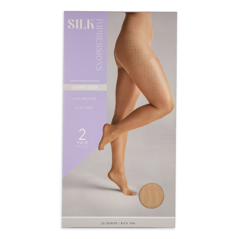 Silk Impressions Shimmer Sheer, 2-pack