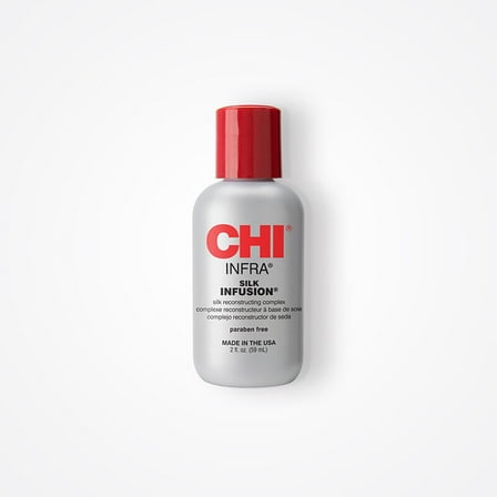 CHI Infra Silk Infusion, Leave-In Reconstructing Treatment To Strengthen & Protect All Hair Types, Alcohol-Free, 2 Oz